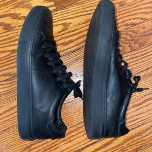 Men’s black M GEMI size 43 leather shoes (US 10.5)